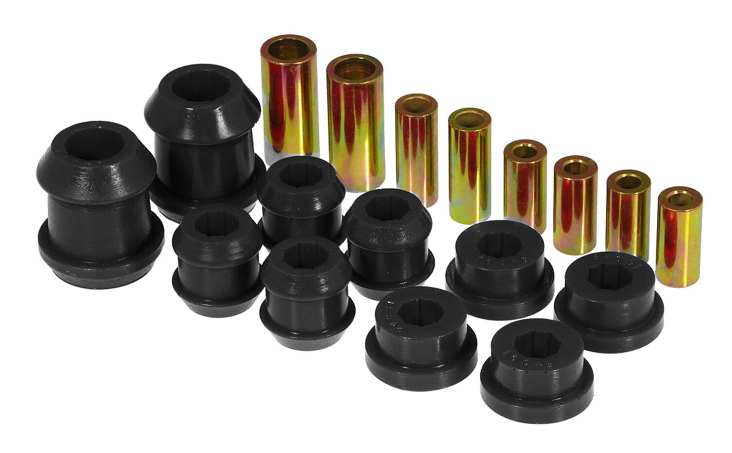 1997-2001 Acura Integra GS Front Control Arm Bushing Kit Black Prothane - 8-203-BL