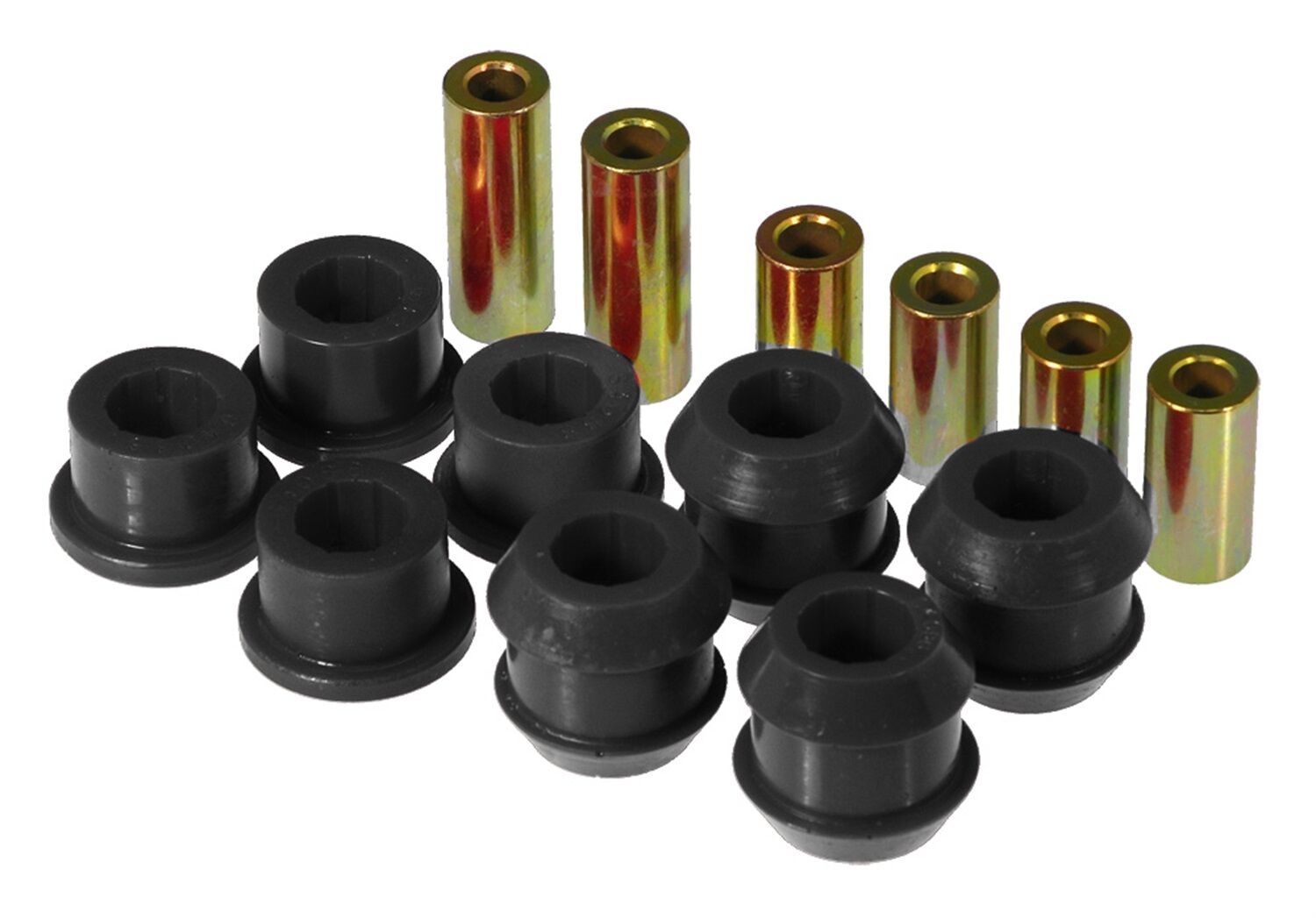 1990-1991 Acura Integra Front Control Arm Bushing Kit Black Prothane - 8-206-BL