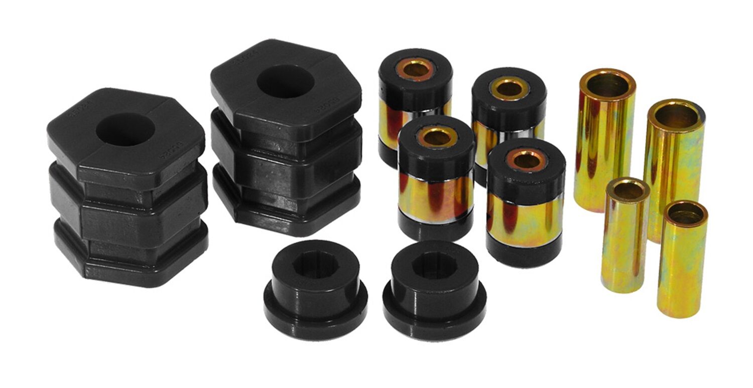1996-1997 Honda Del Sol Front Control Arm Bushing Kit Black Prothane - 8-218-BL