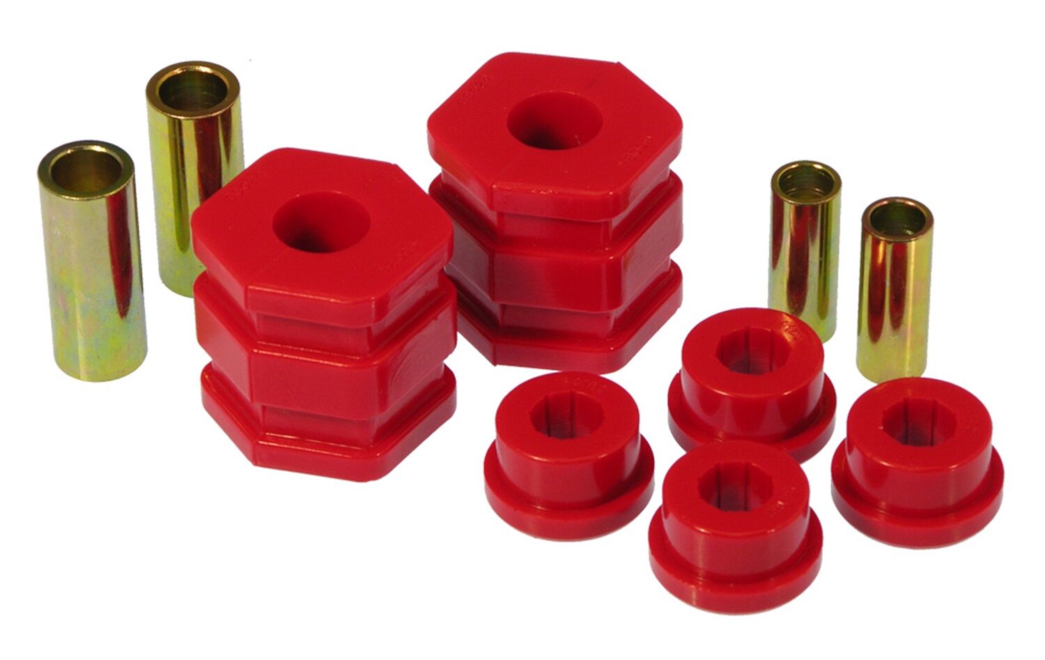 1999 Honda Civic Value Package Front Lower Control Arm Bushing Kit Red Prothane - 8-220