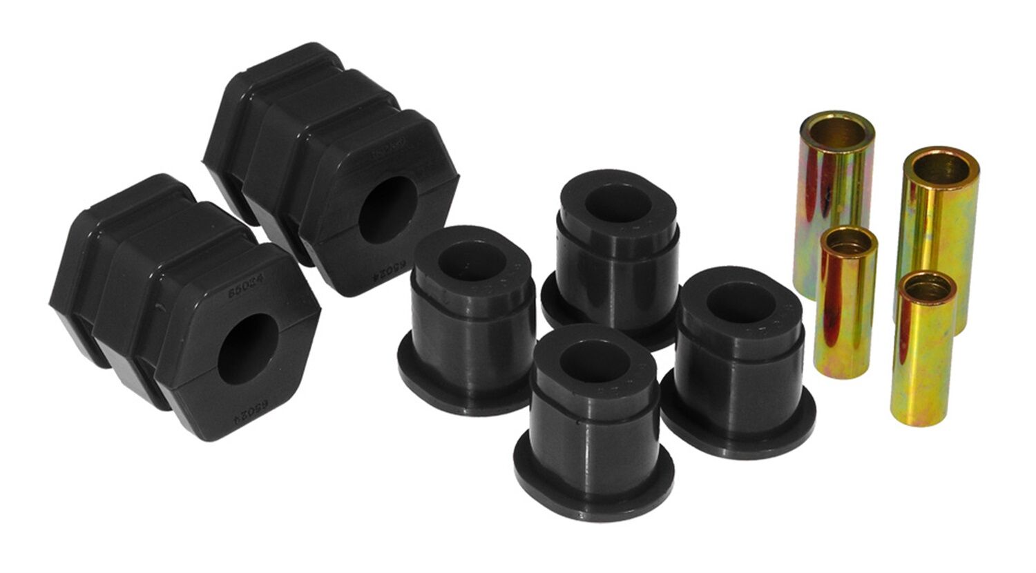 1999-2000 Honda Civic Si Front Lower Control Arm Bushing Kit Black Prothane - 8-222-BL