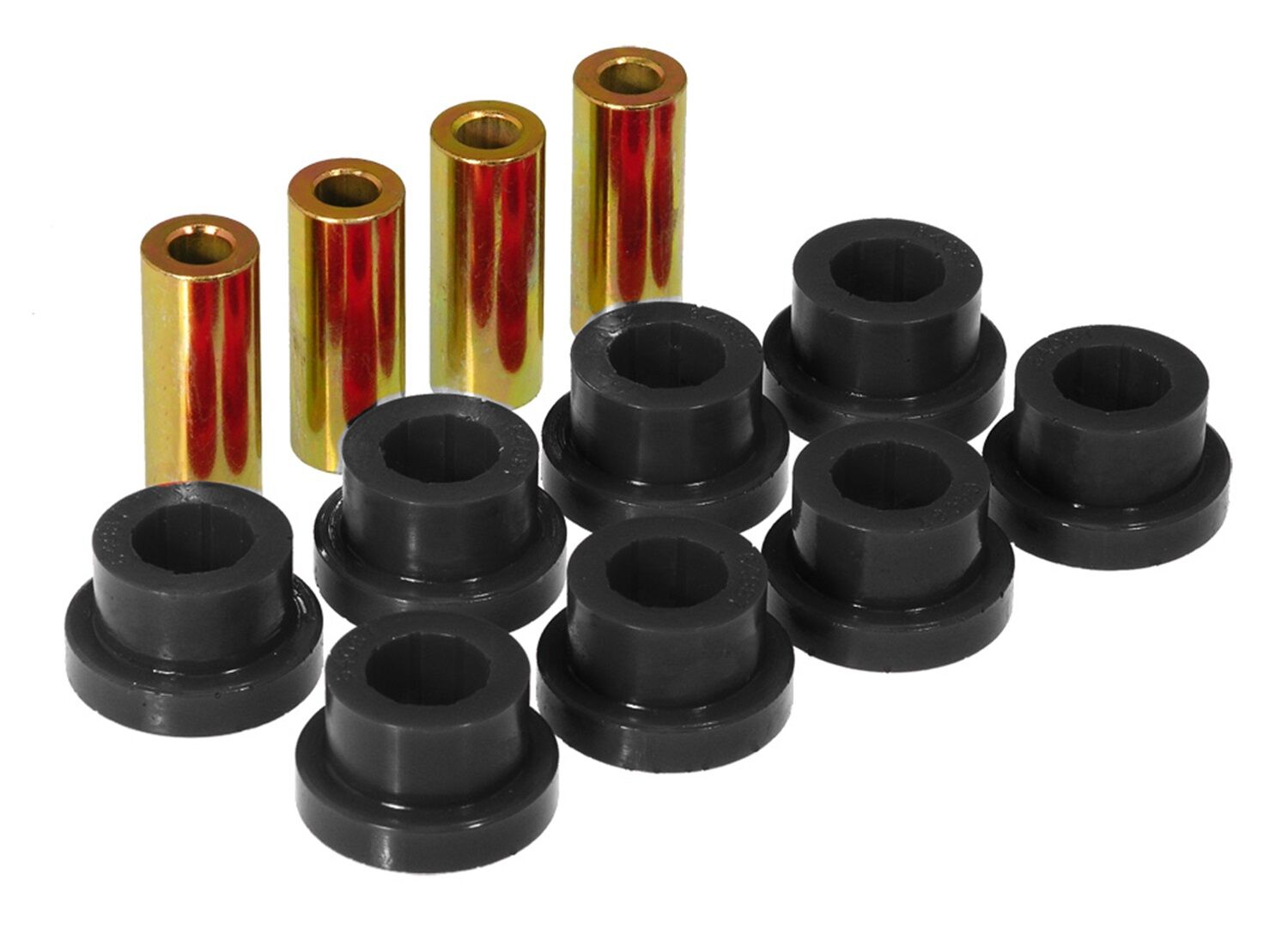 1989-1991 Honda Civic Si Rear Lower Control Arm Bushing Kit Black Prothane - 8-302-BL