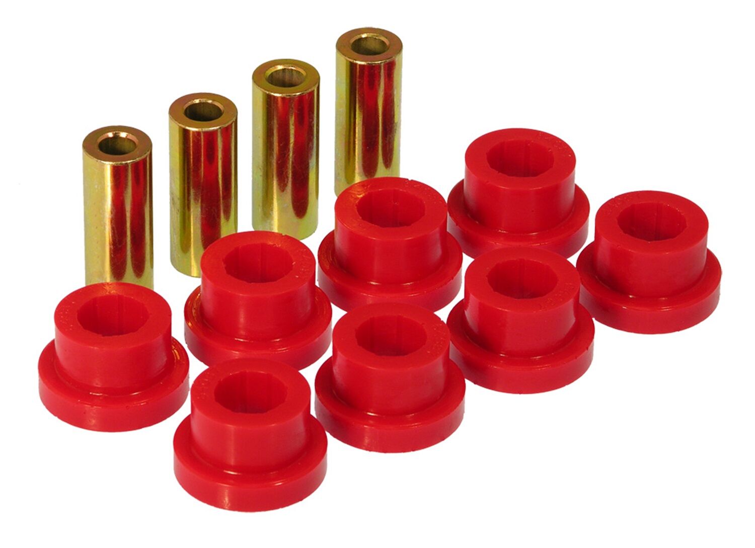 1993-1995 Honda Del Sol Rear Lower Control Arm Bushing Kit Red Prothane - 8-302