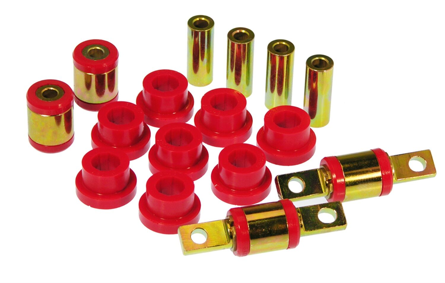 1992-1995 Honda Civic Rear Control Arm Bushing Kit Red Prothane - 8-305