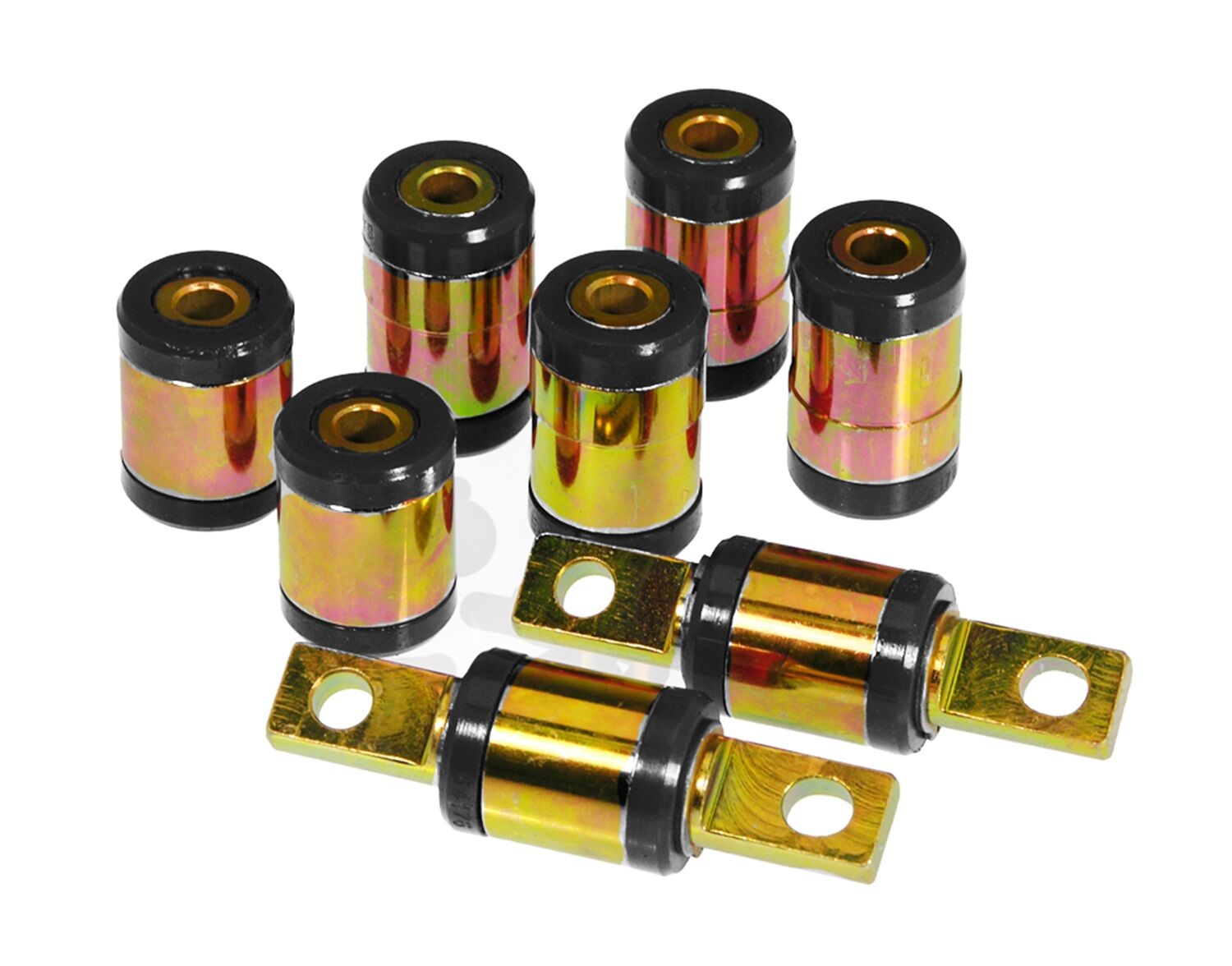 1996-1997 Honda Del Sol Rear Control Arm Bushing Kit Black Prothane - 8-306-BL