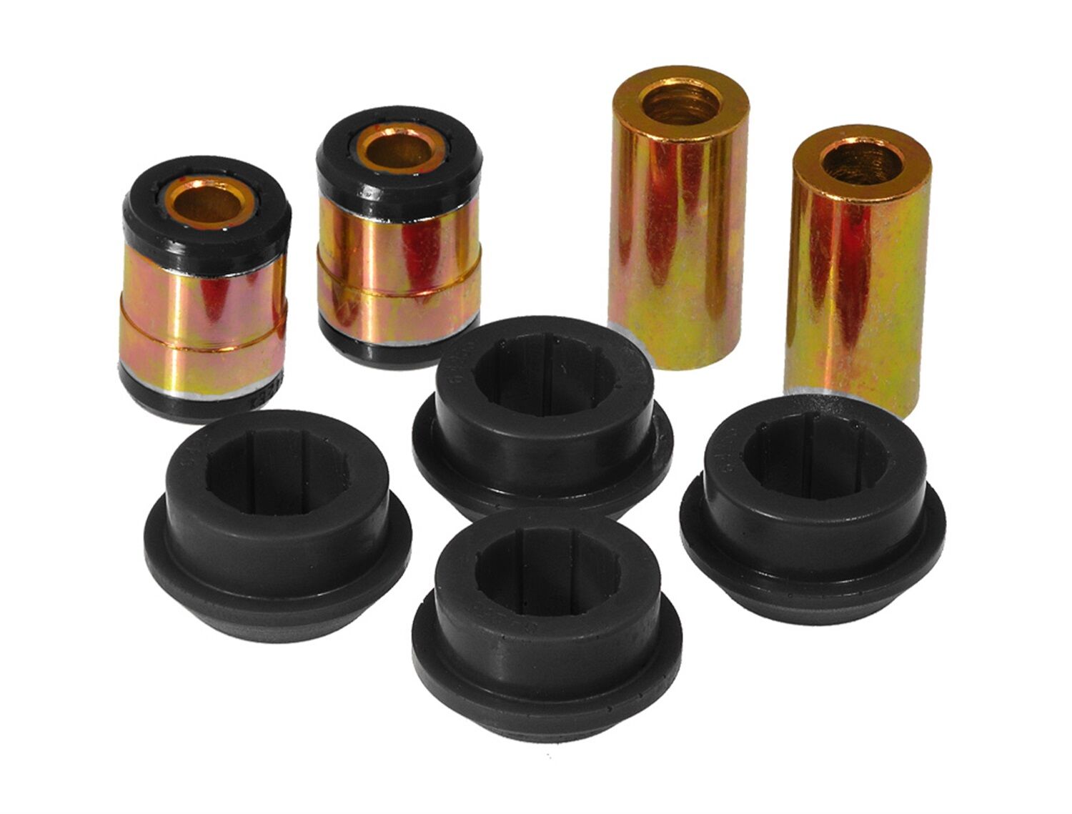 1993-1994 Honda Prelude VTEC Rear Control Arm Bushing Kit Black Prothane - 8-315-BL