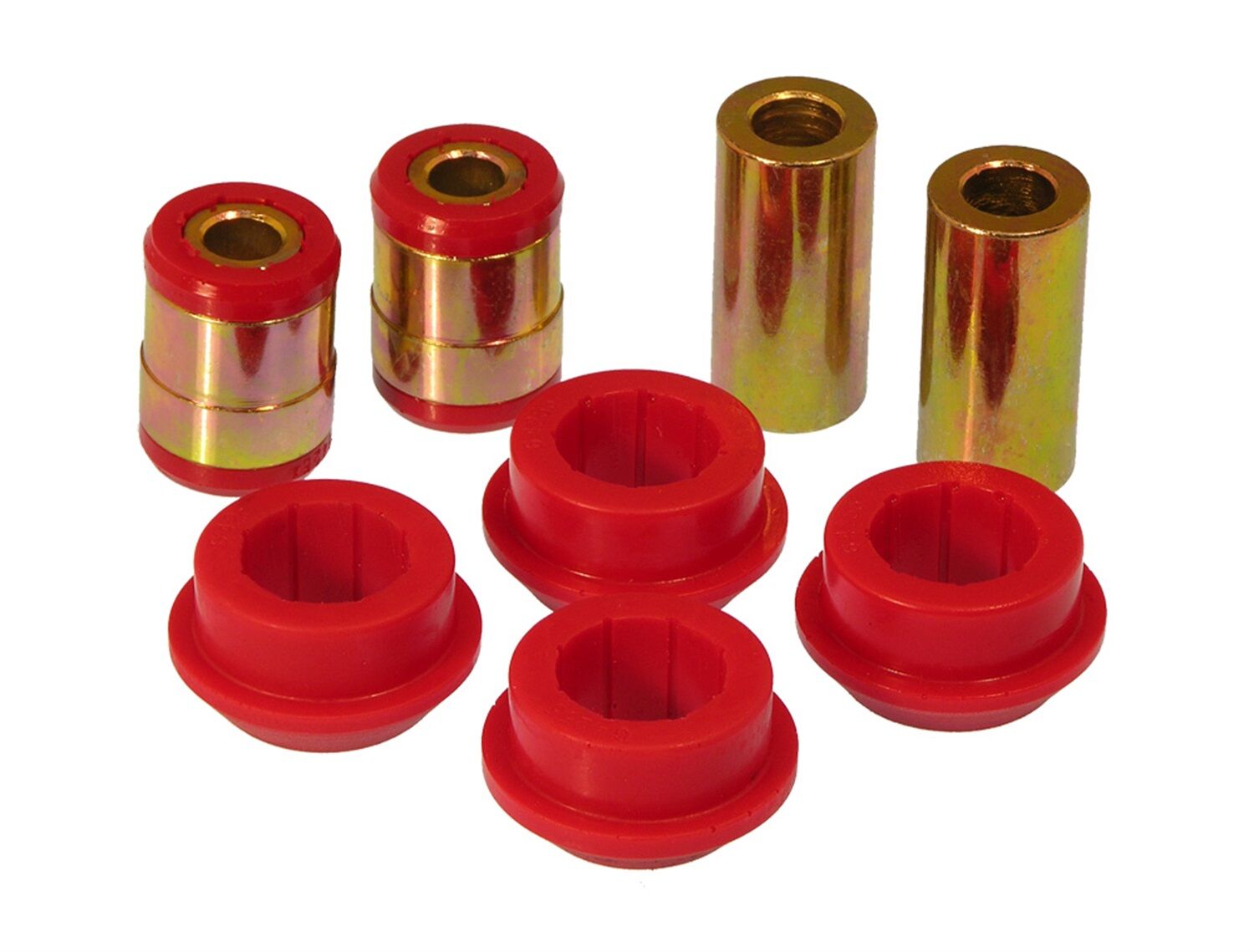 1995-1996 Honda Prelude Rear Control Arm Bushing Kit Red Prothane - 8-315