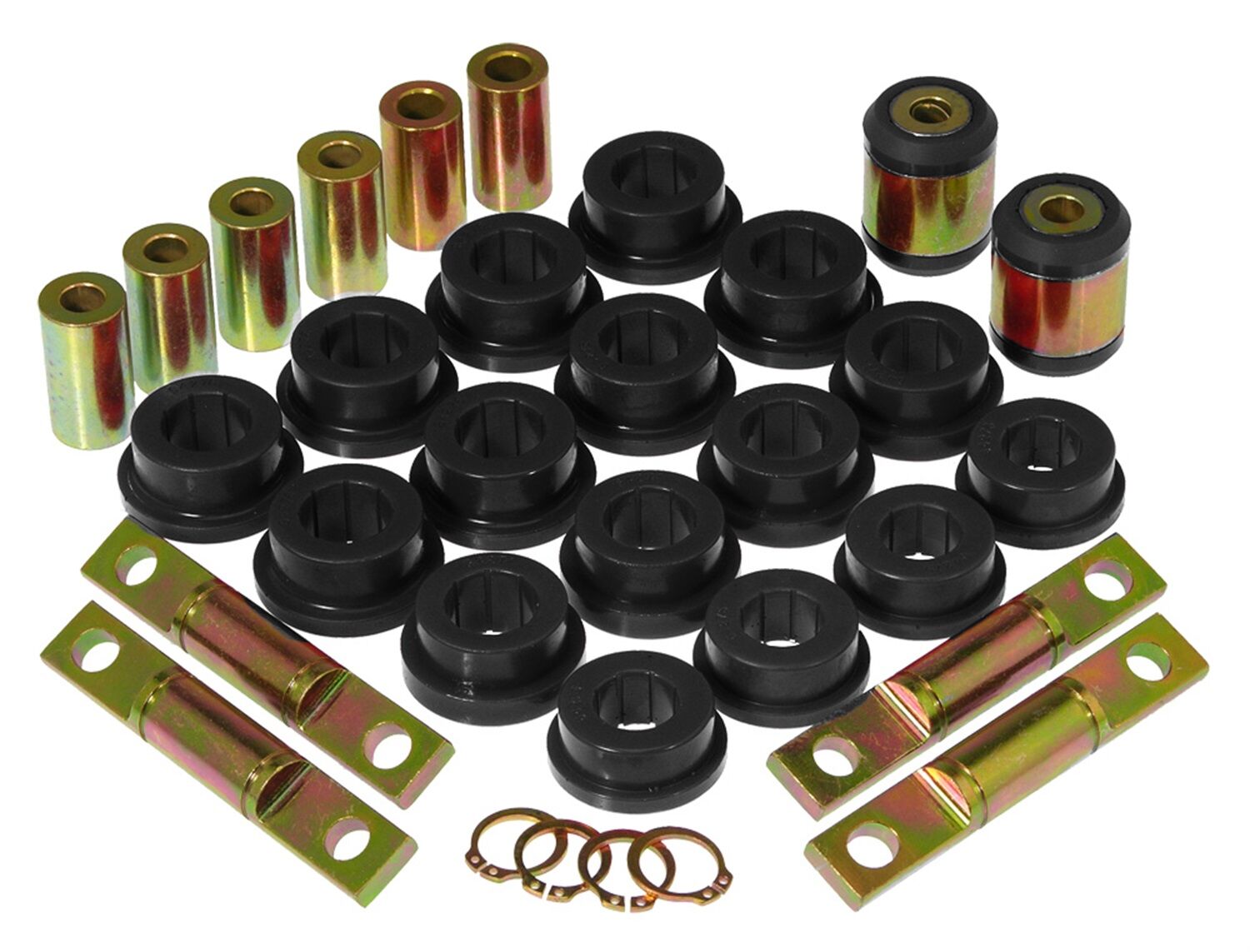 2001 Honda Civic Rear Control Arm Bushing Kit Black Prothane - 8-318-BL