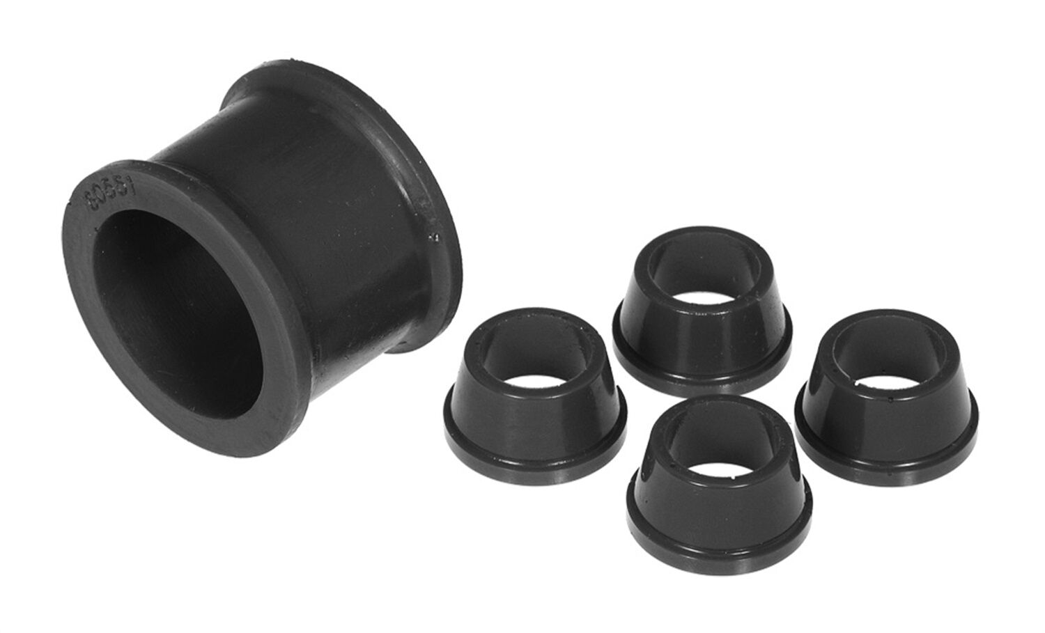 1990-1991 Honda Civic EX Steering Rack and Pinion Bushing Kit Black Prothane - 8-701-BL