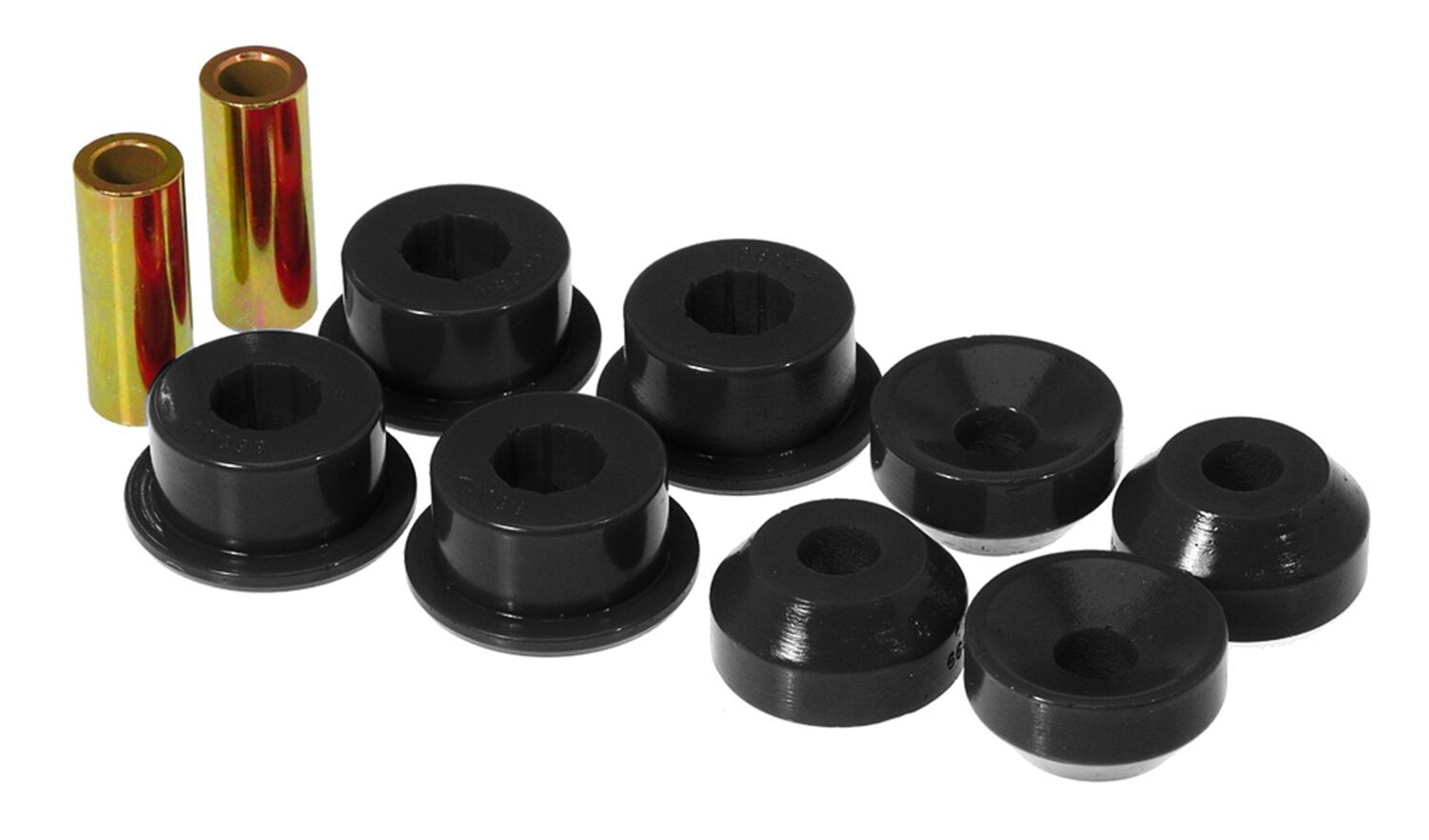 1996-1997 Honda Del Sol Front Shock Bushing Kit Black Prothane - 8-901-BL