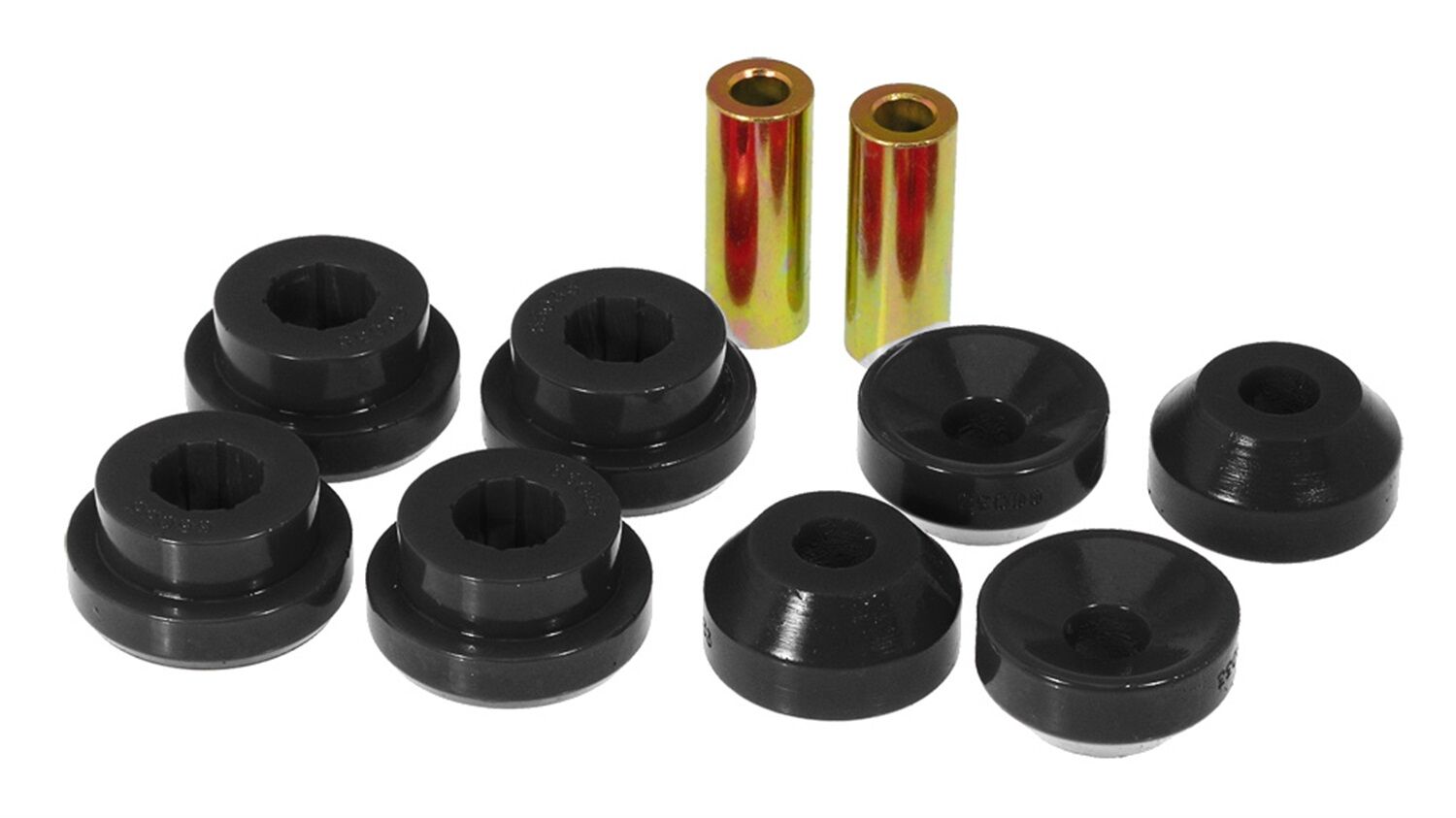 1990-1991 Acura Integra Rear Shock Bushing Kit Black Prothane - 8-902-BL