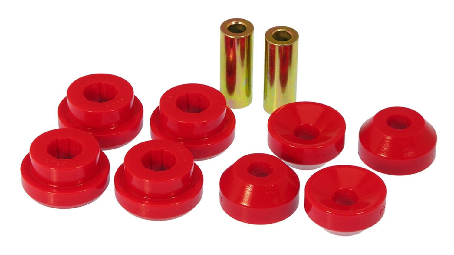 1992-1998 Acura Integra RS Rear Shock Bushing Kit Red Prothane - 8-902