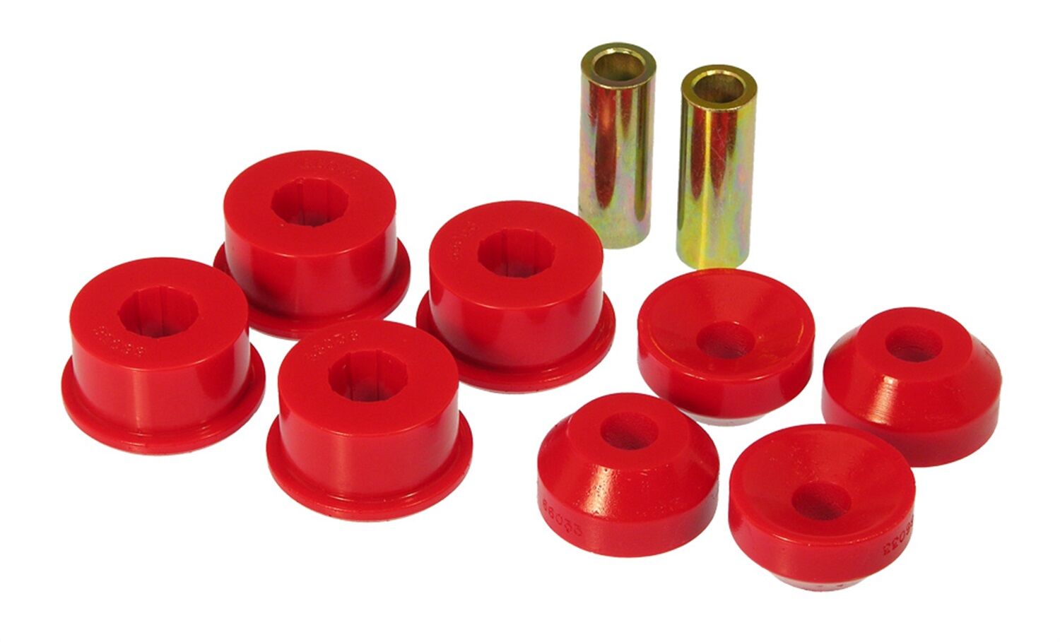1995-2000 Honda Prelude Front Shock Mount Bushing Kit Red Prothane - 8-903