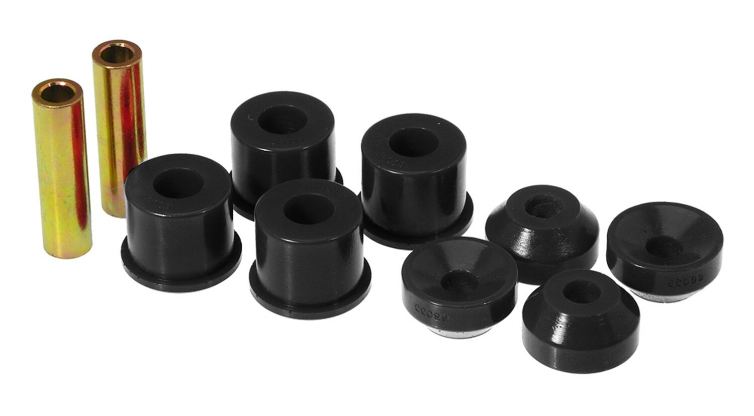 1999-2000 Honda Civic Si Front Shock Mount Bushing Kit Black Prothane - 8-905-BL