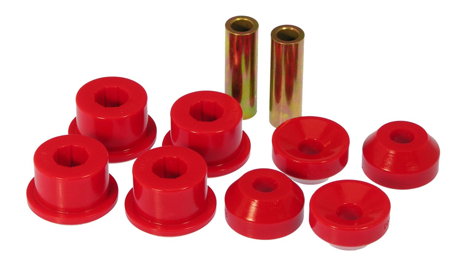 1995-1996 Honda Prelude Rear Shock Mount Bushing Kit Red Prothane - 8-906