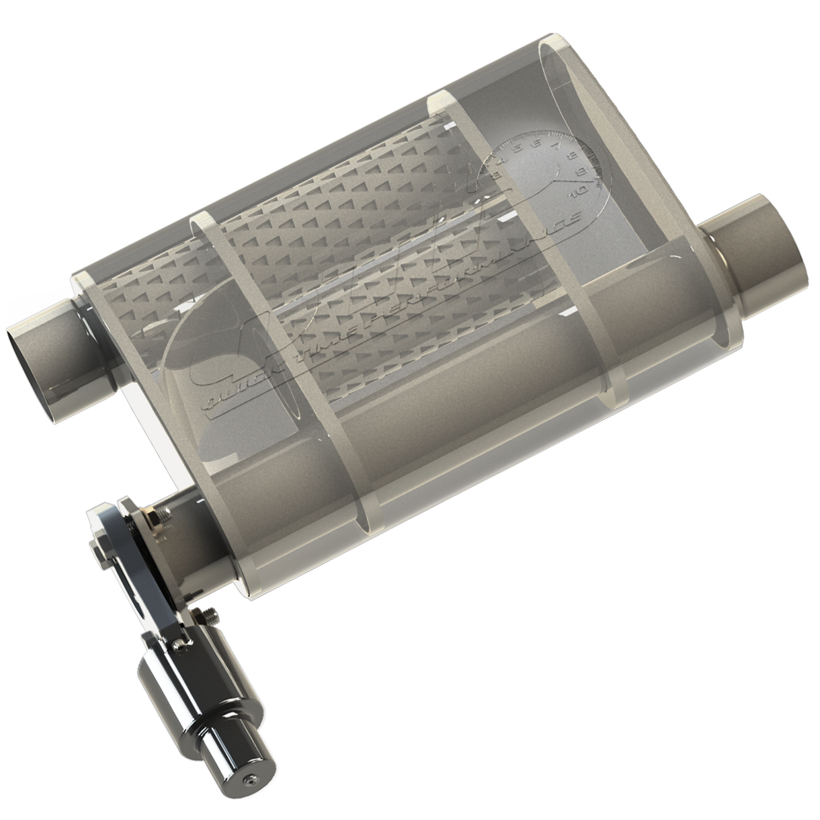 2.50 Inch Reverse Screamer Muffler Standard Case Quick Time Performance