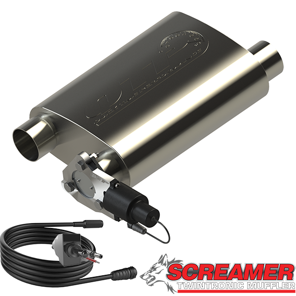 2.50 Inch Reverse Screamer Muffler Standard Case Quick Time Performance
