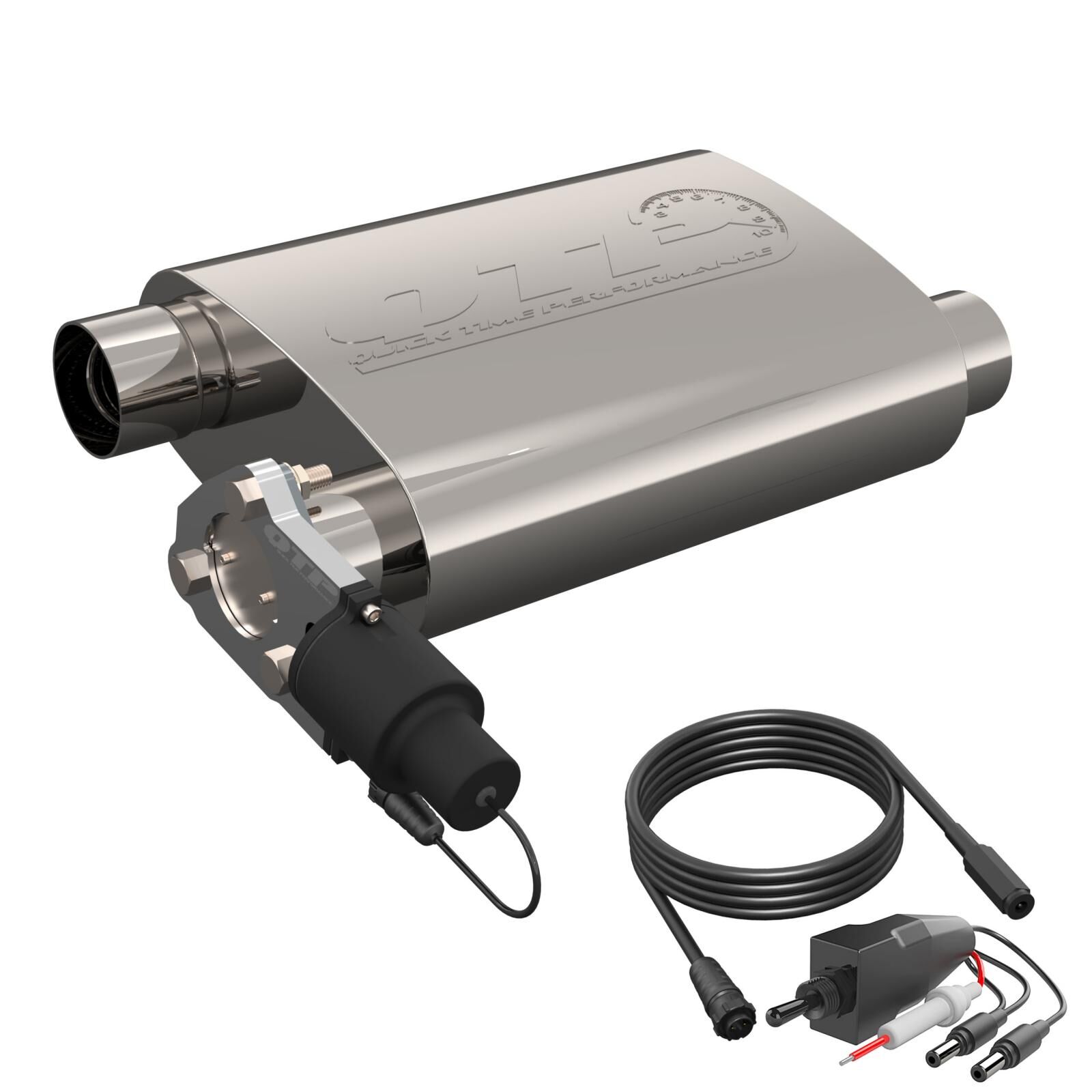 2.50 Inch Reverse Screamer Muffler Standard Case Quick Time Performance - 13251C
