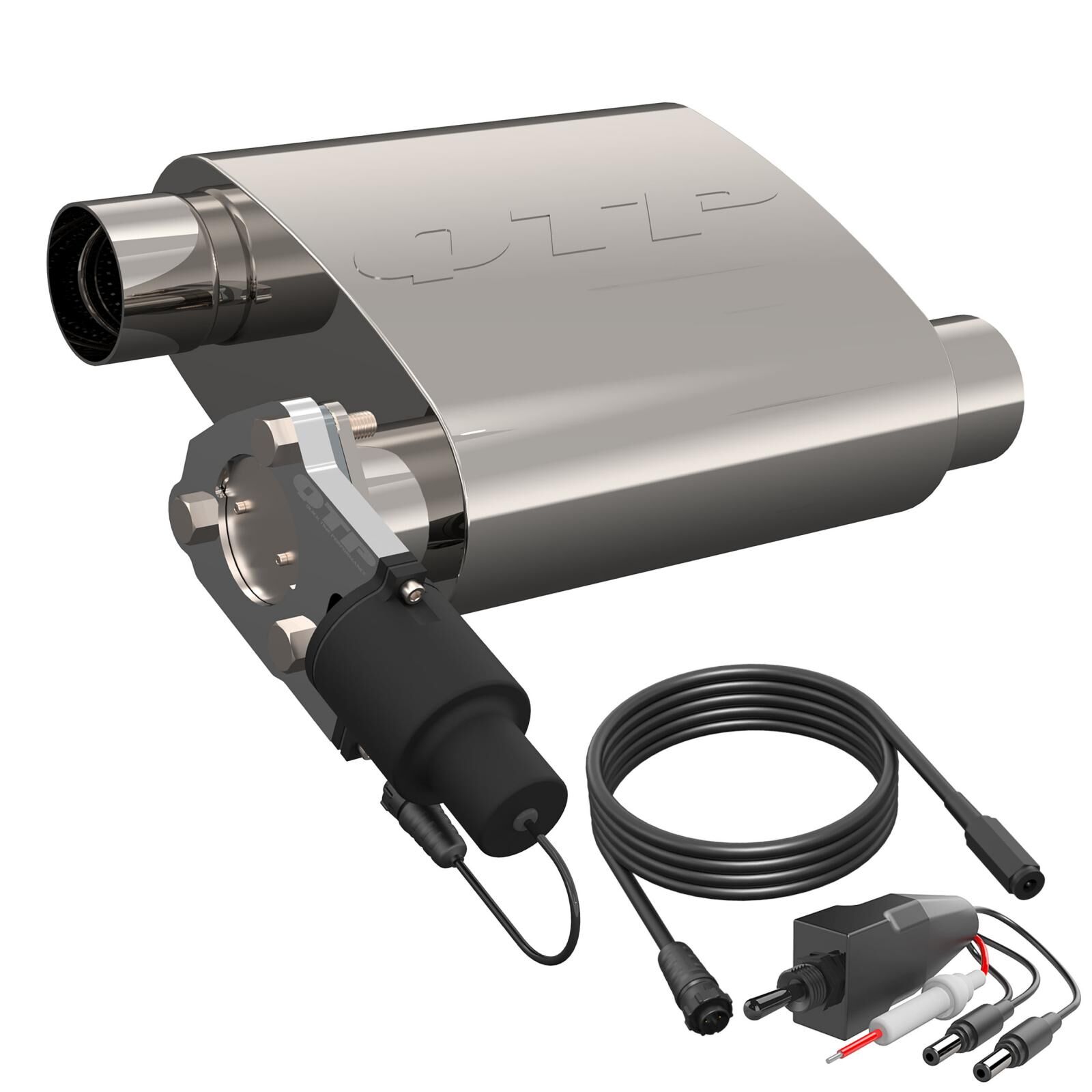 2.50 Inch Reverse Screamer Muffler Short Case with QTEC25 Quick Time Performance - 13253C