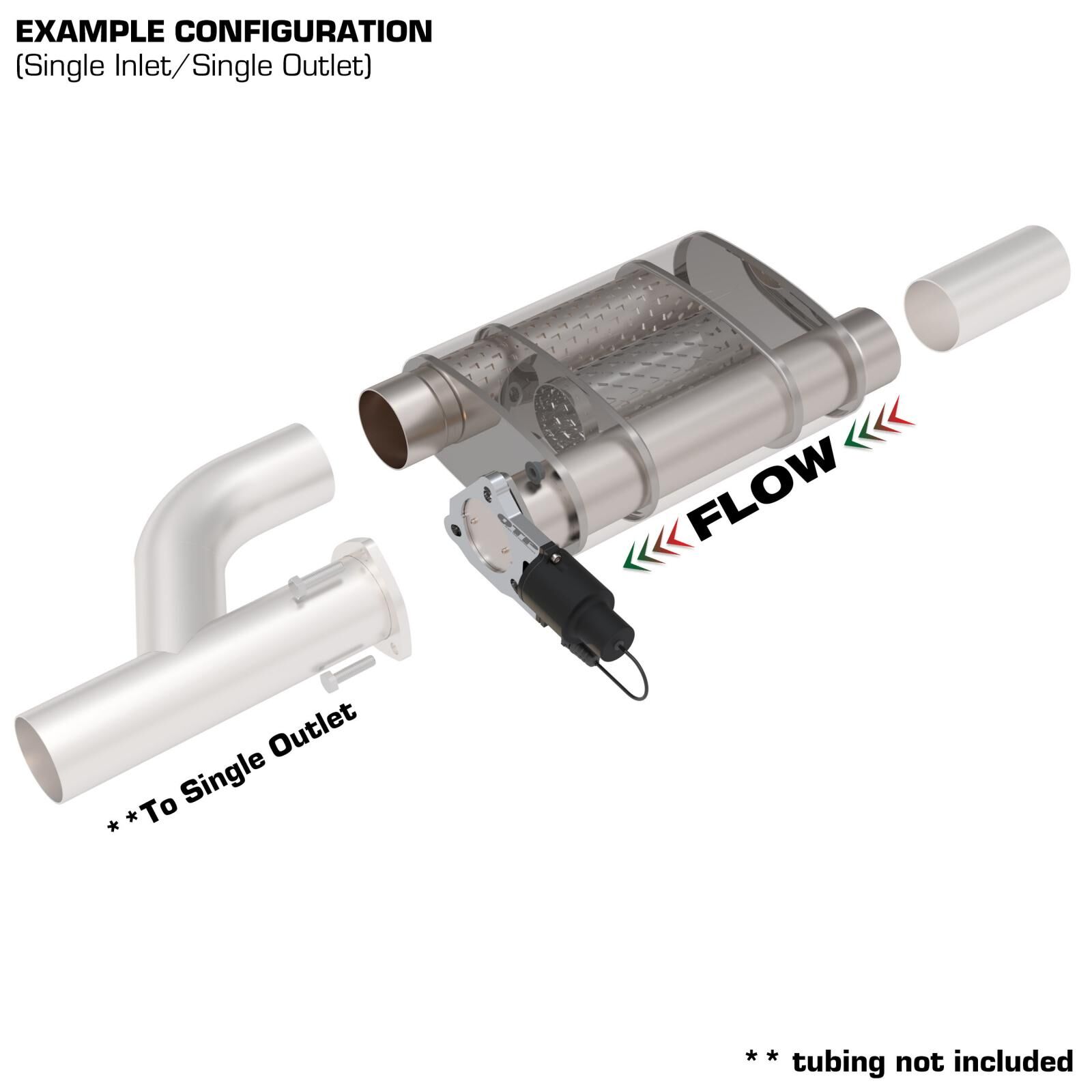 3.00 Inch Screamer Muffler with QTEC30 Quick Time Performance