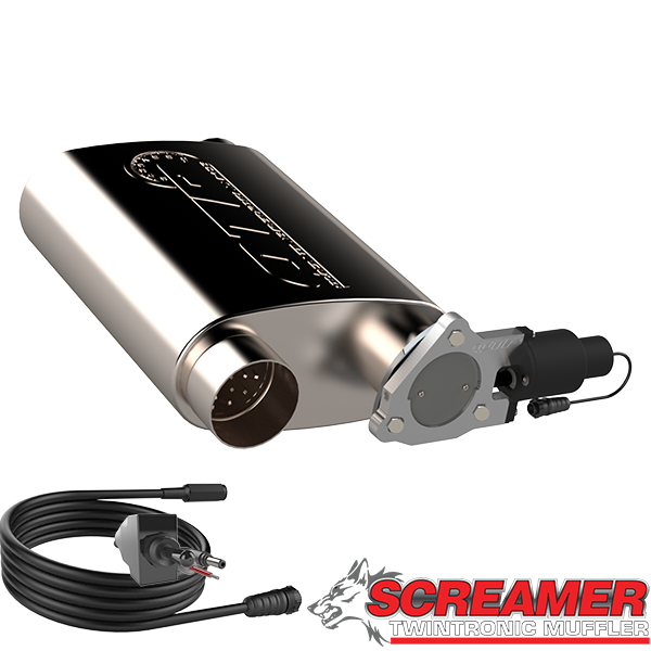 3.00 Inch Reverse Muffler with QTEC30 Quick Time Performance