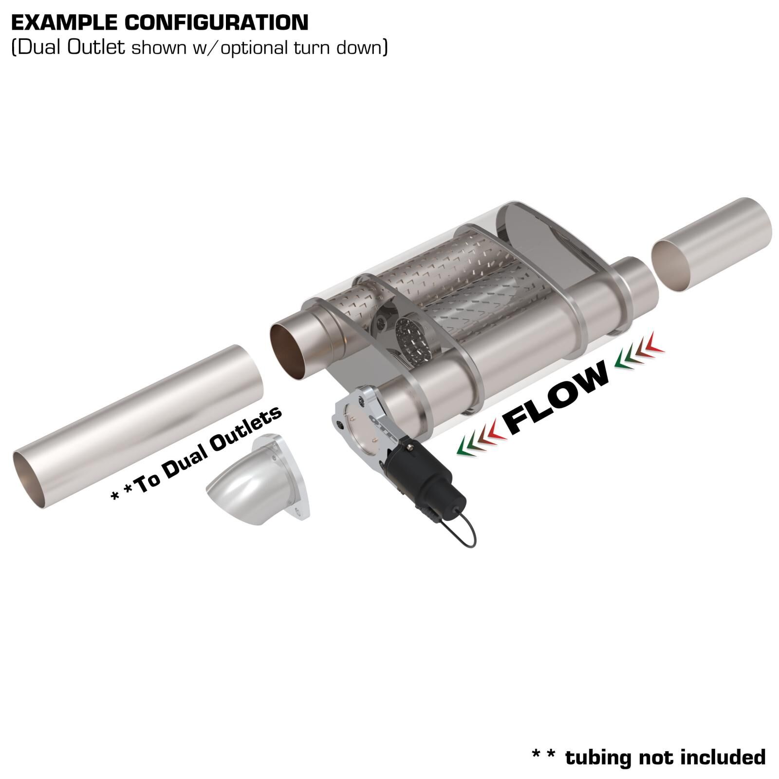 3.00 Inch Screamer Muffler Short Case with QTEC30 Quick Time Performance
