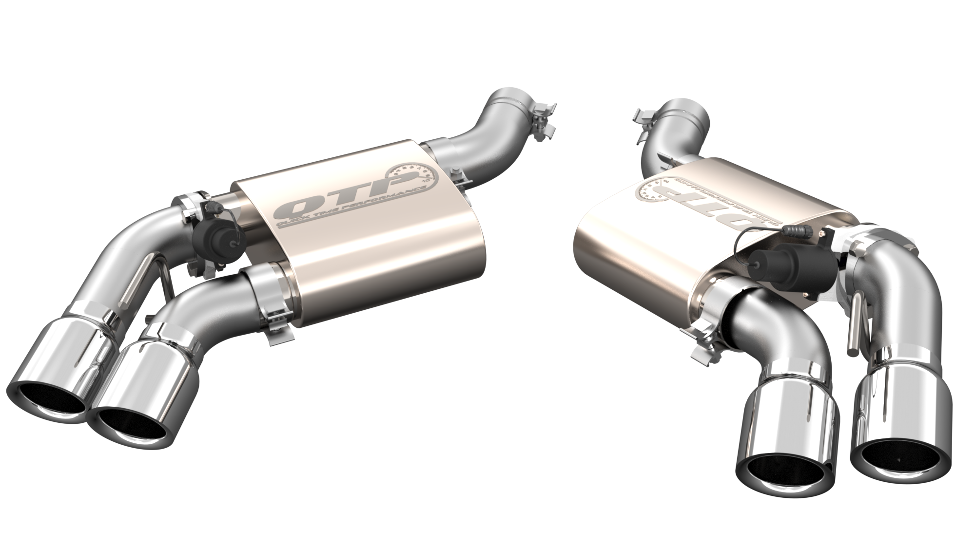 2016-2022 Chevrolet Camaro SS 6.2L Screamer Exhaust Axle Back 3 Inch Quad Tip Bumper Quick Time Performance
