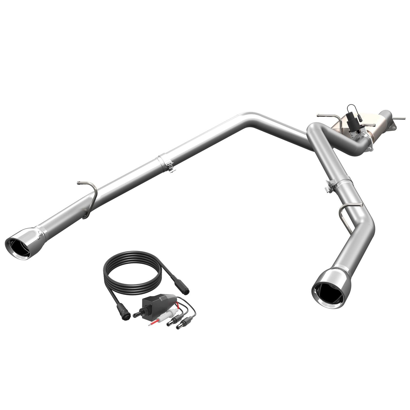 2019 + Ram 1500 CC/SB 5.7L Screamer Cat Back Split Rear Exit Quick Time Performance - 420019