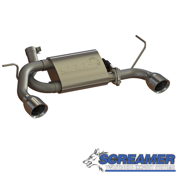 2007-2018 Jeep Wrangler JK 3.6L/3.8L Screamer Exhaust Axle Back Quick Time Performance