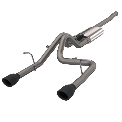 2018+ Jeep Wrangler JL 3.6L Screamer Exhaust Axle Back Black Tips Quick Time Performance