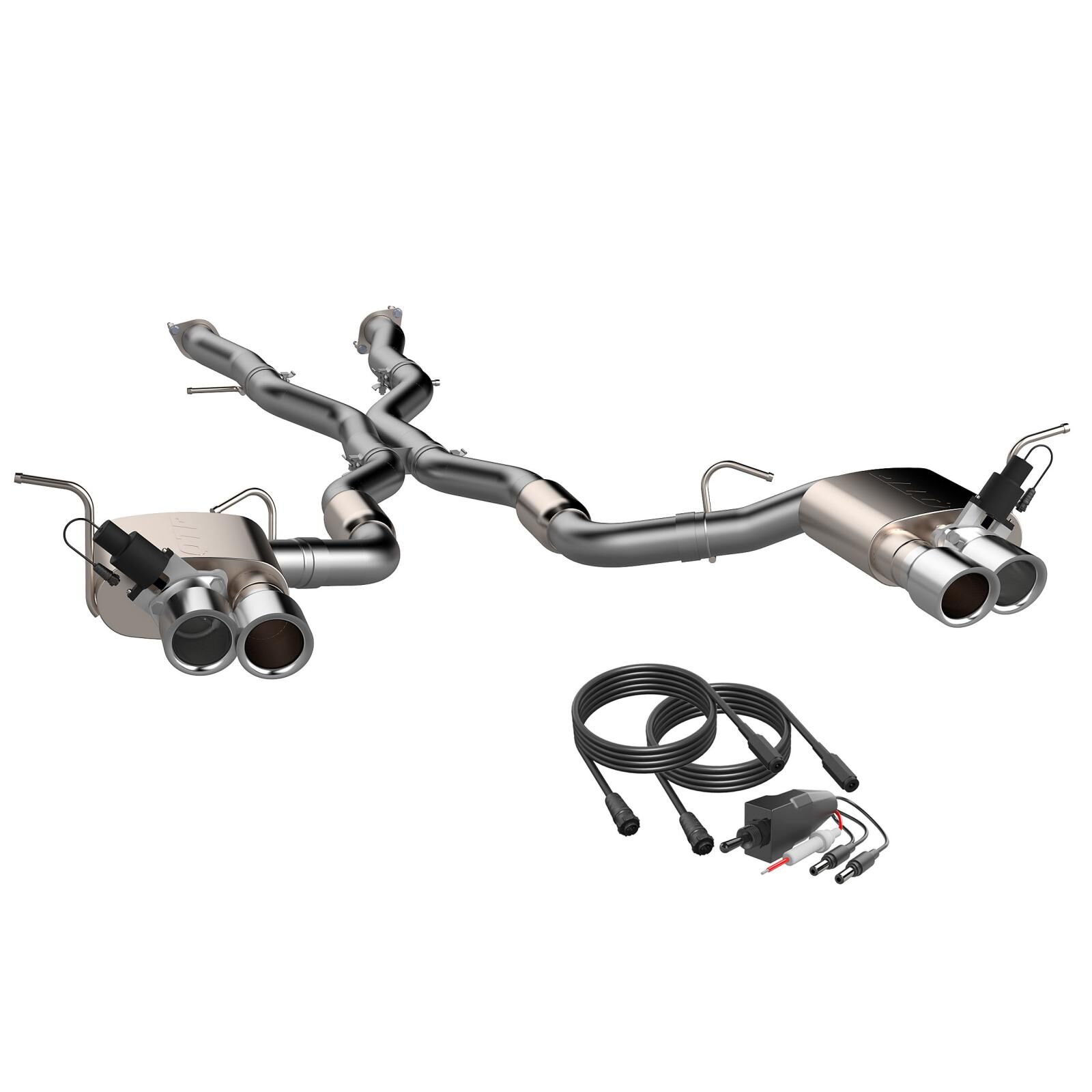 2018+ Jeep Grand Cherokee Trackhawk 6.2L Screamer Exhaust Cat Back Quick Time Performance - 427218