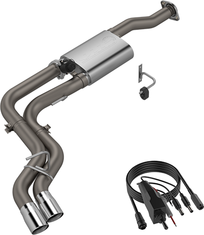 2015-2019 Ford F-150 Super Cab/6.5' Bed, Super Crew Cab/5.5'Bed 145 Inch Wheel Base Screamer Exhaust Cat Back Quick Time Performance