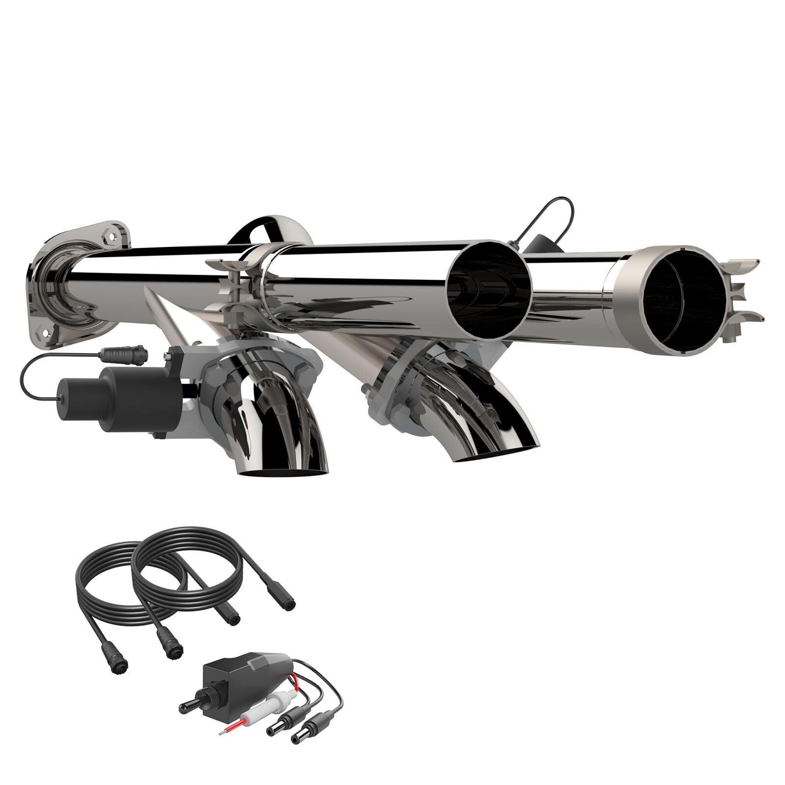 2017-2019 Ford F-150 Raptor Aggressor Cutout Pipes Quick Time Performance - 540117