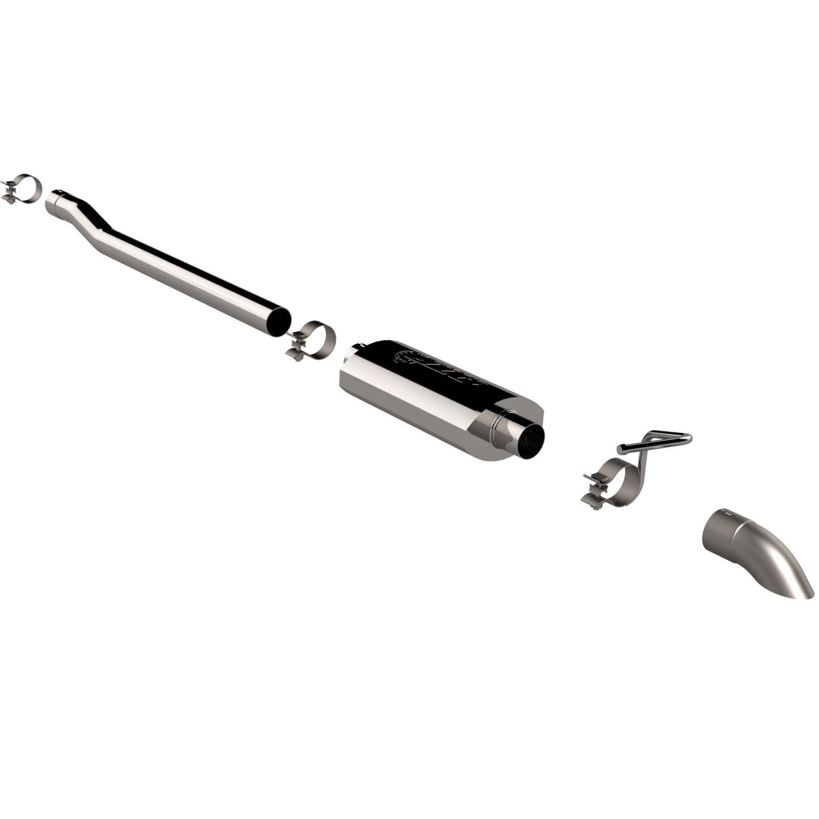 2007-2018 Jeep Wrangler JK 3.6/3.8L Crawler AR3 Catback Exhaust Quick Time Performance - 625007