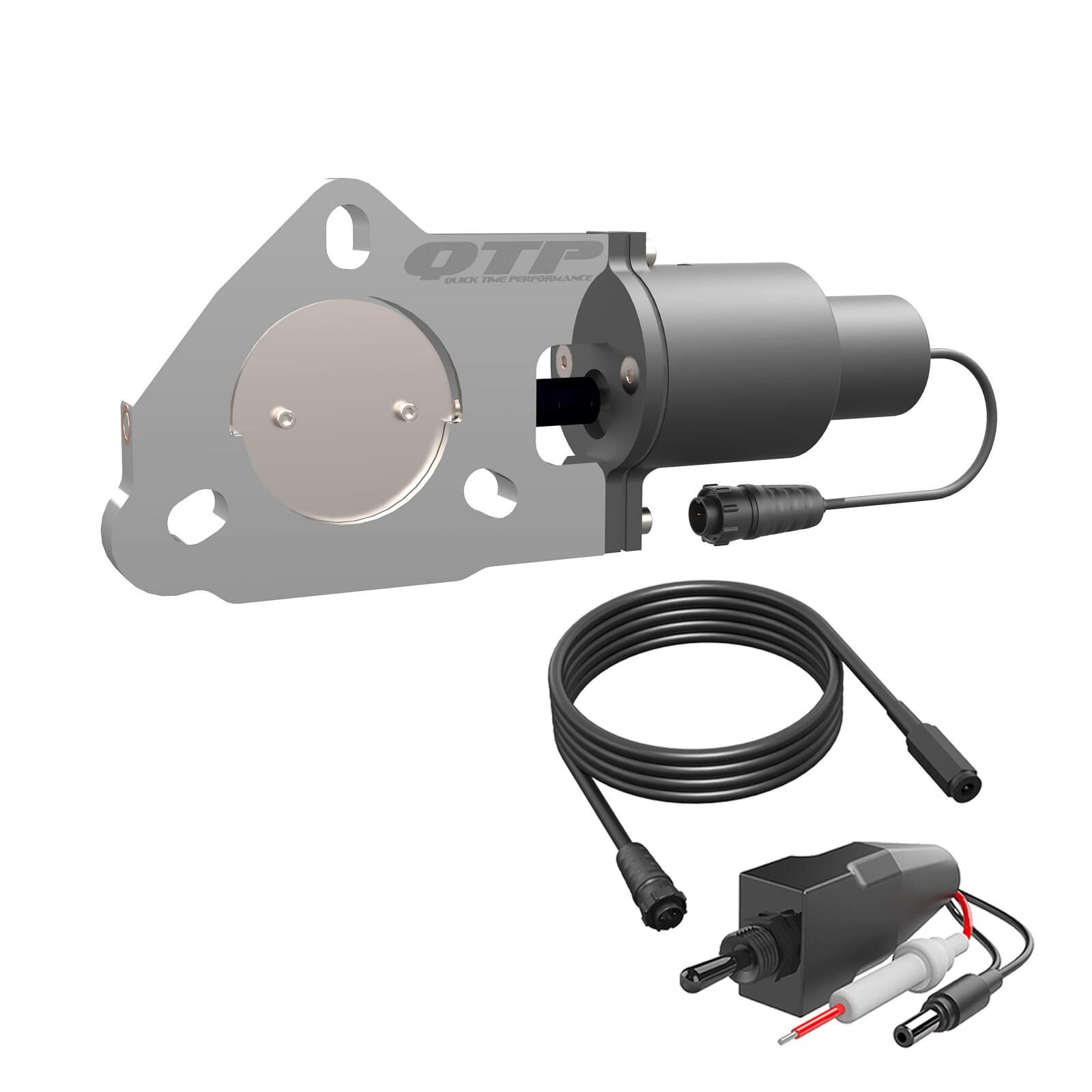 2.50 Inch QTEC Electric Cutout Combo Kit Quick Time Performance