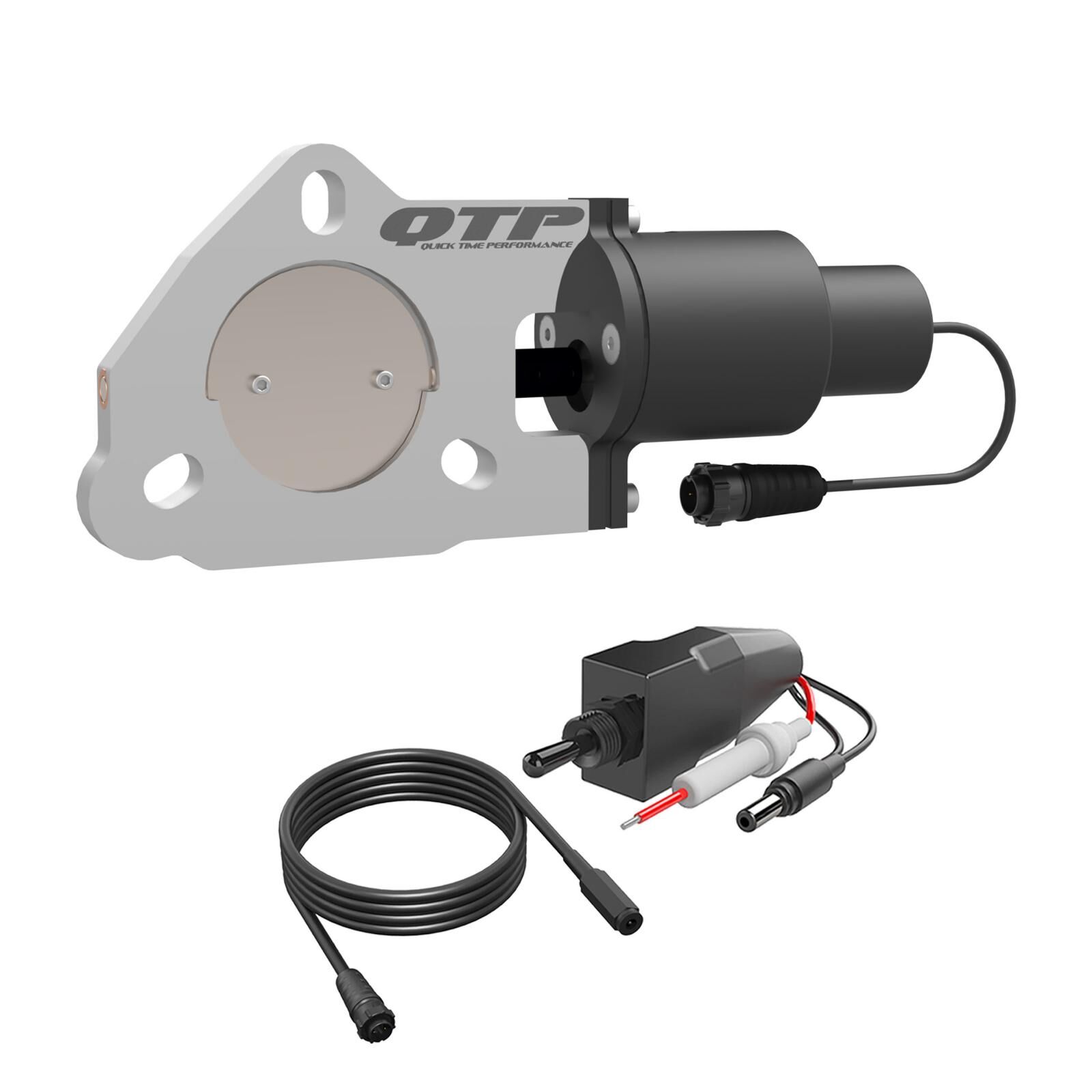 2.50 Inch QTEC Electric Cutout DIY Combo Kit Quick Time Performance