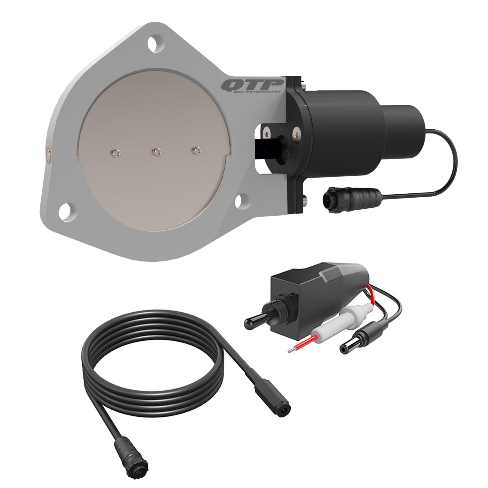 4.00 Inch QTEC Electric Cutout Combo Kit Quick Time Performance