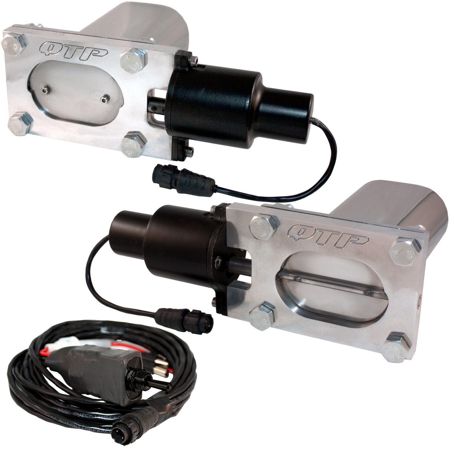 Dual Low Profile Oval QTEC Electric Cutouts Quick Time Performance
