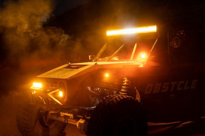 E-Series 10 Inch Spot with Amber PRO Lens Auxiliary LED Light by Rigid Industries