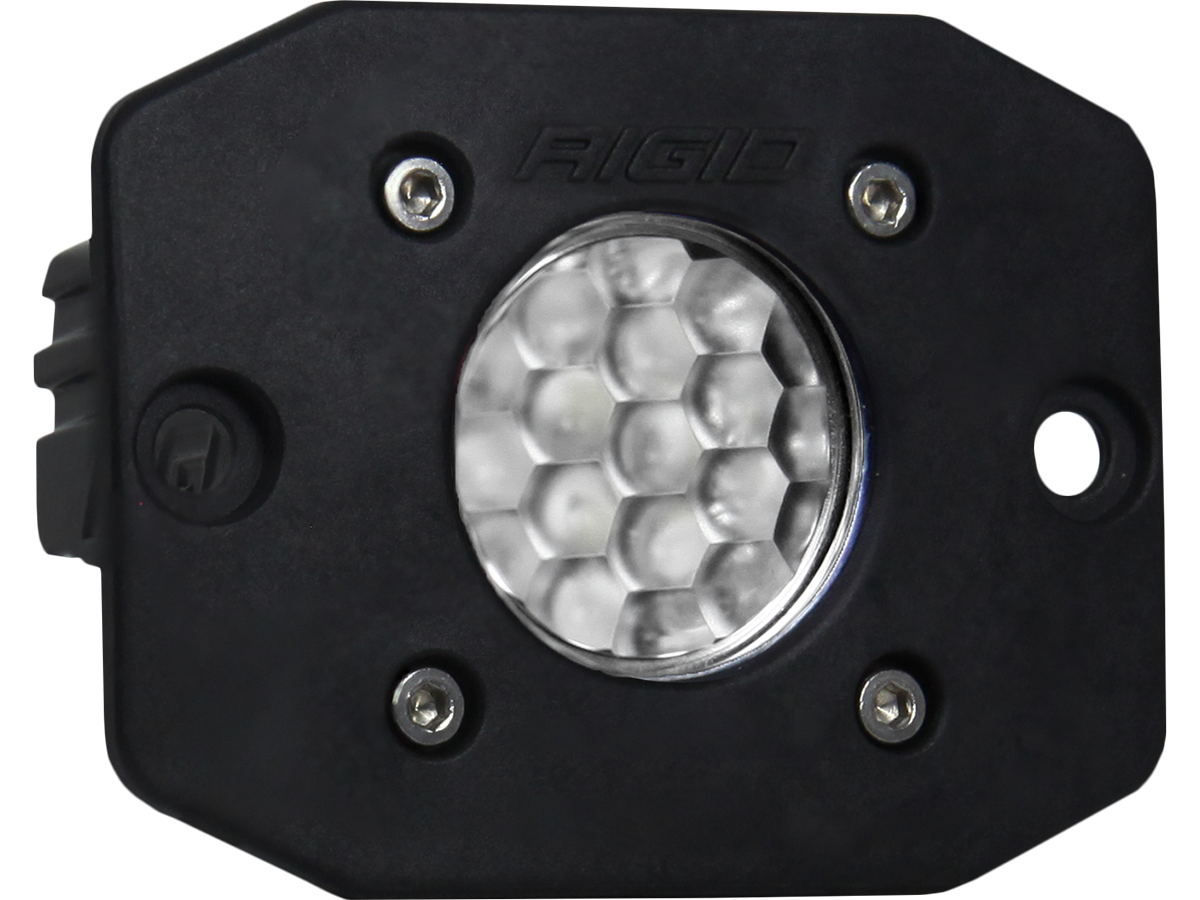 Diffused Black Flush Mount Ignite Auxiliary LED Light by Rigid Industries