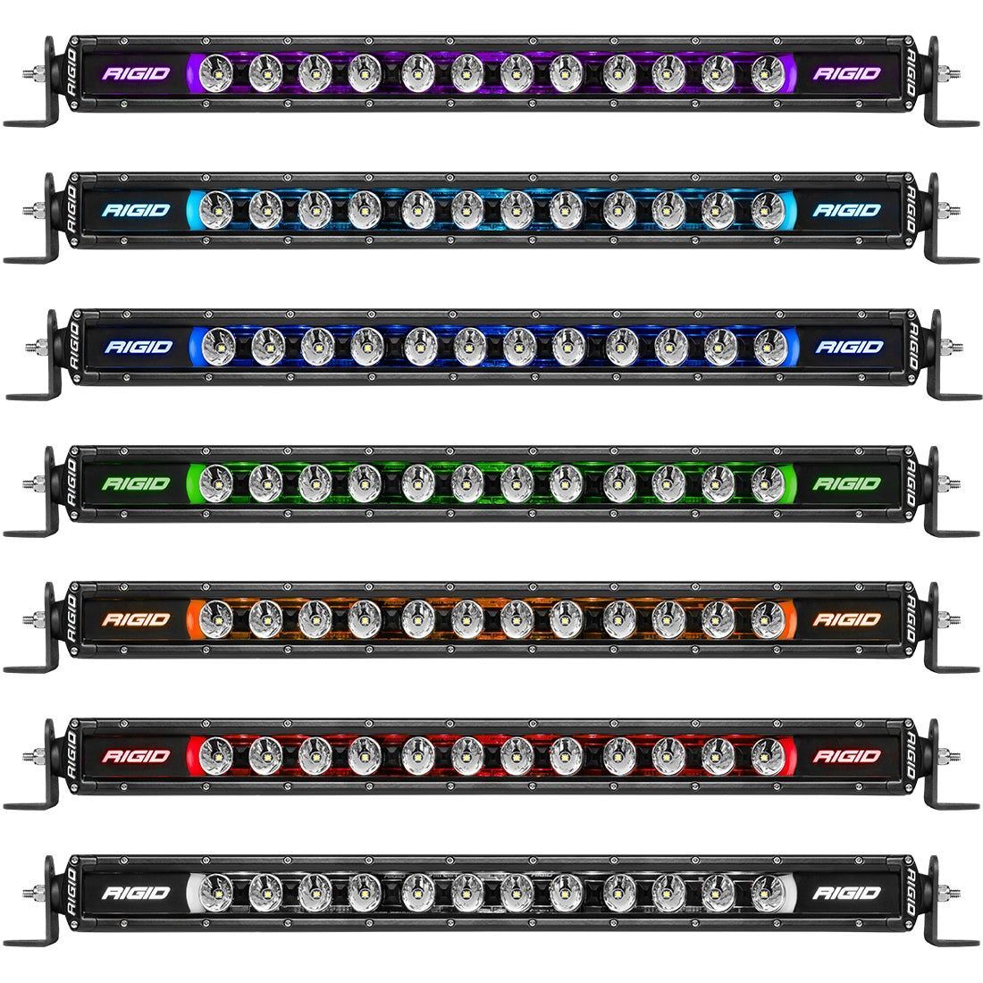 Radiance Plus SR-Series LED Light 8 Option RGBW Backlight 30 Inch Auxiliary LED Light by Rigid Industries