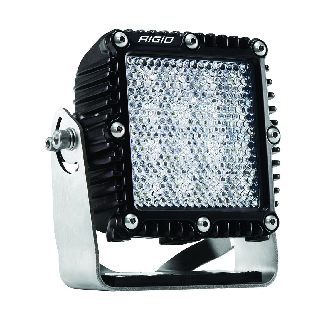 Flood Diffused Black Housing Q-Series Pro Auxiliary LED Light by Rigid Industries - 244513