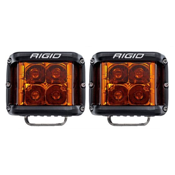 D-SS Spot with Amber PRO Lens Pair Auxiliary LED Light by Rigid Industries