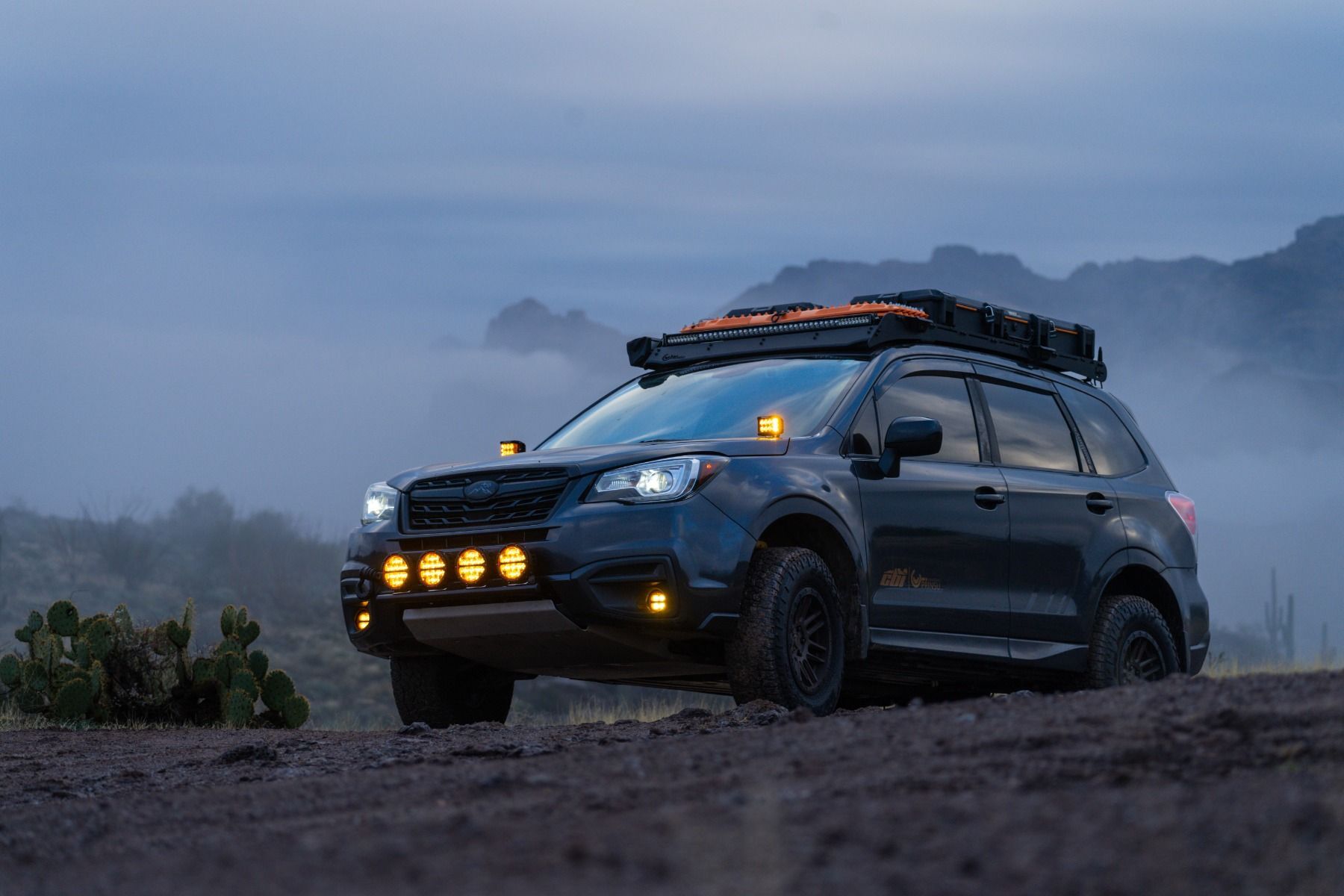 D-SS Spot with Amber PRO Lens Pair Auxiliary LED Light by Rigid Industries
