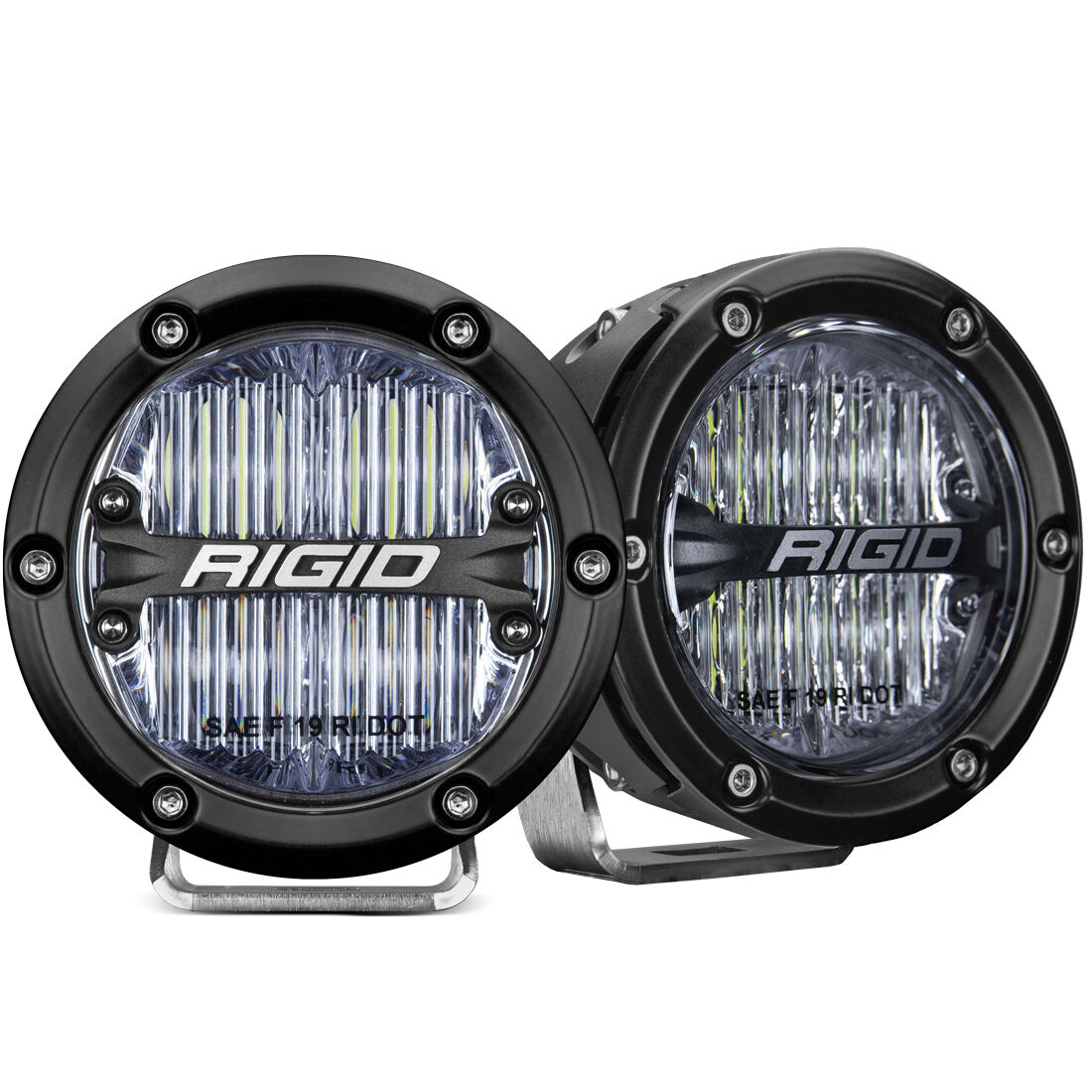 360-Series Pro SAE Fog White Pair LED Light Pods by Rigid Industries - 36120