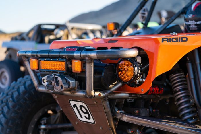 360-Series 6 Inch Spot with Amber PRO Lens Pair Auxiliary LED Light by Rigid Industries