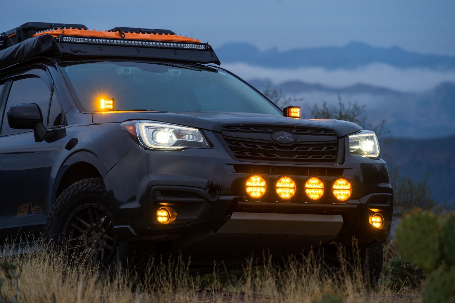 360-Series 6 Inch Spot with Amber PRO Lens Pair Auxiliary LED Light by Rigid Industries
