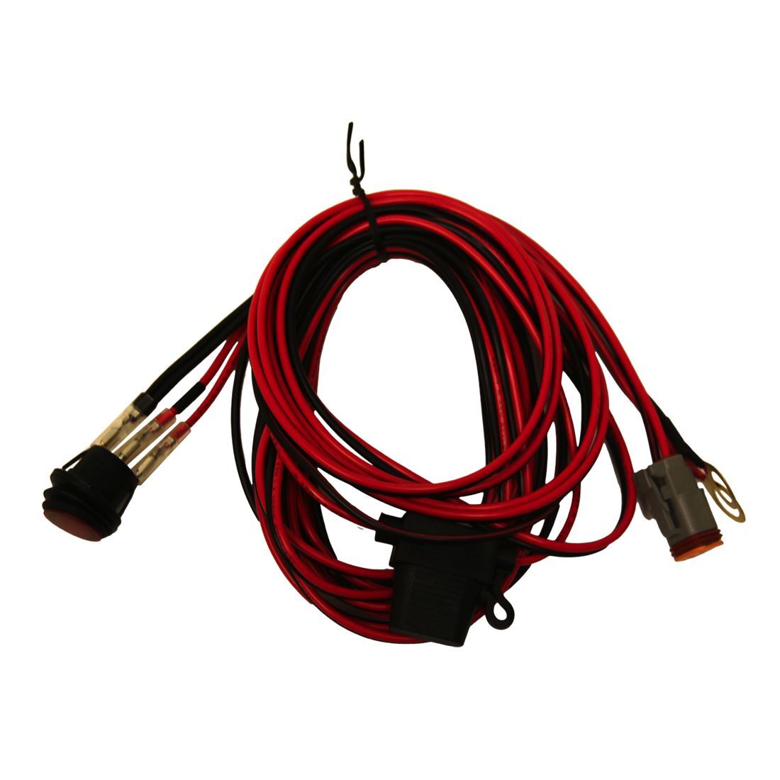 Harness for 4 and 6 Inch E-Series and 10 Inch SR-Series Wiring Harness by Rigid Industries - 40194