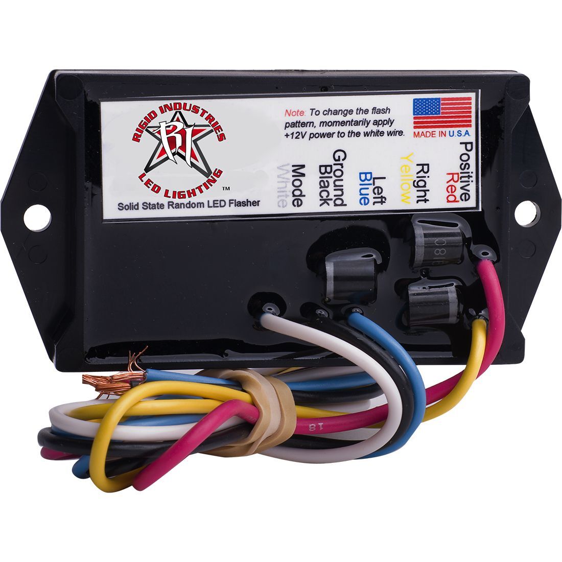 3 Amp LED Flasher 12 Volt Hazard Warning Flasher by Rigid Industries - 40312
