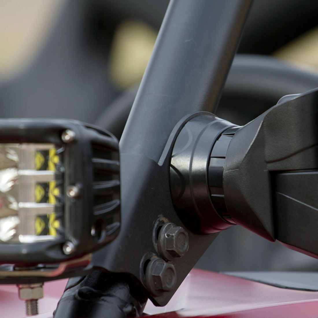 2014-2020 Polaris RZR XP Turbo EPS A-Pillar Mount Fits Reflect and Two D-Series, D-SS Series Or Ignite Mounting Brackets (LED Lighting) by Rigid Industries